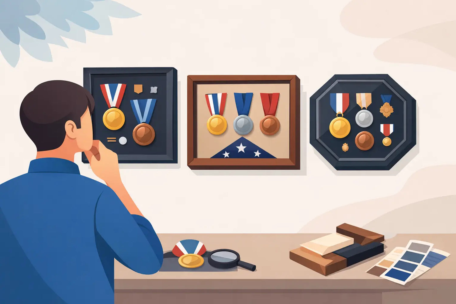 How to Choose a Shadow Box for Medals
