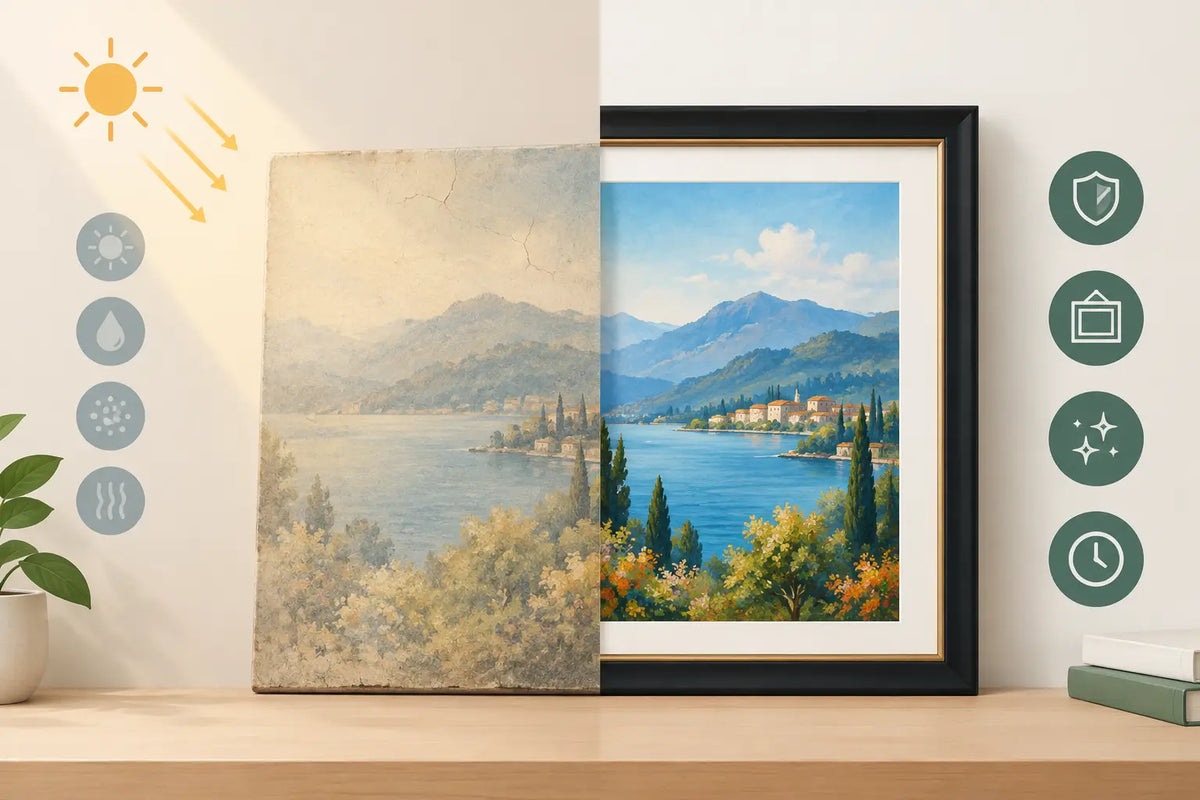 Why Artwork Fades and How Framing Can Help