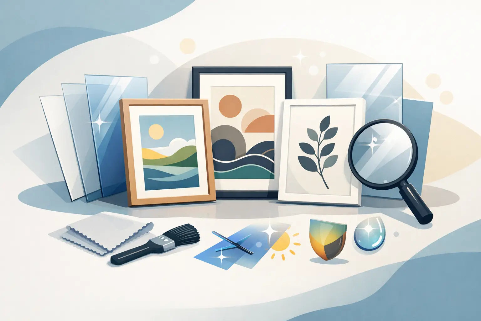 Best Glazing for Framed Art Explained