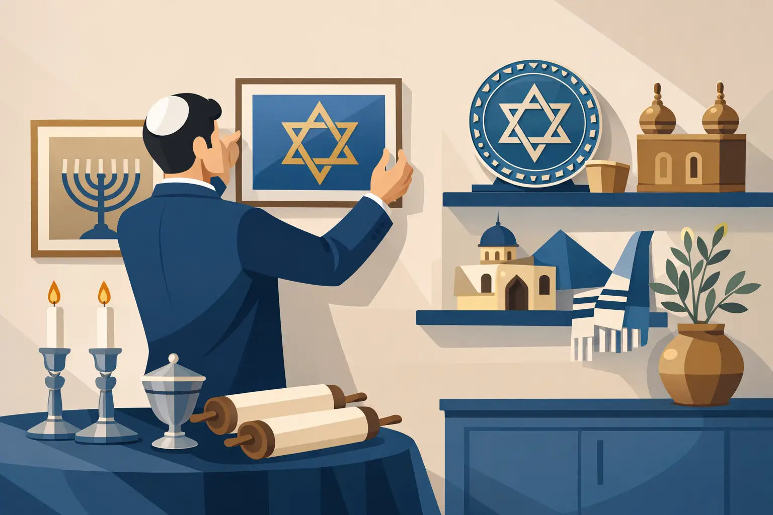 How to Display Judaica Art Respectfully