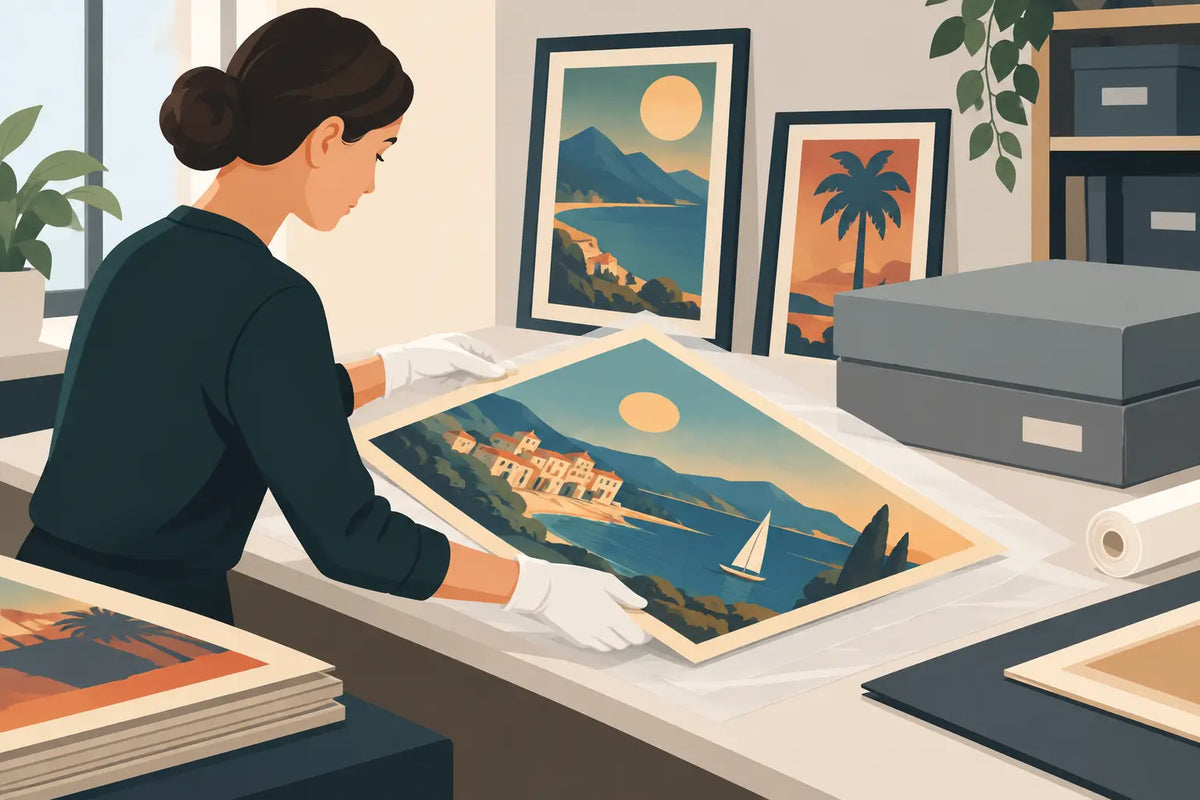 Preserving Vintage Poster Collections Safely
