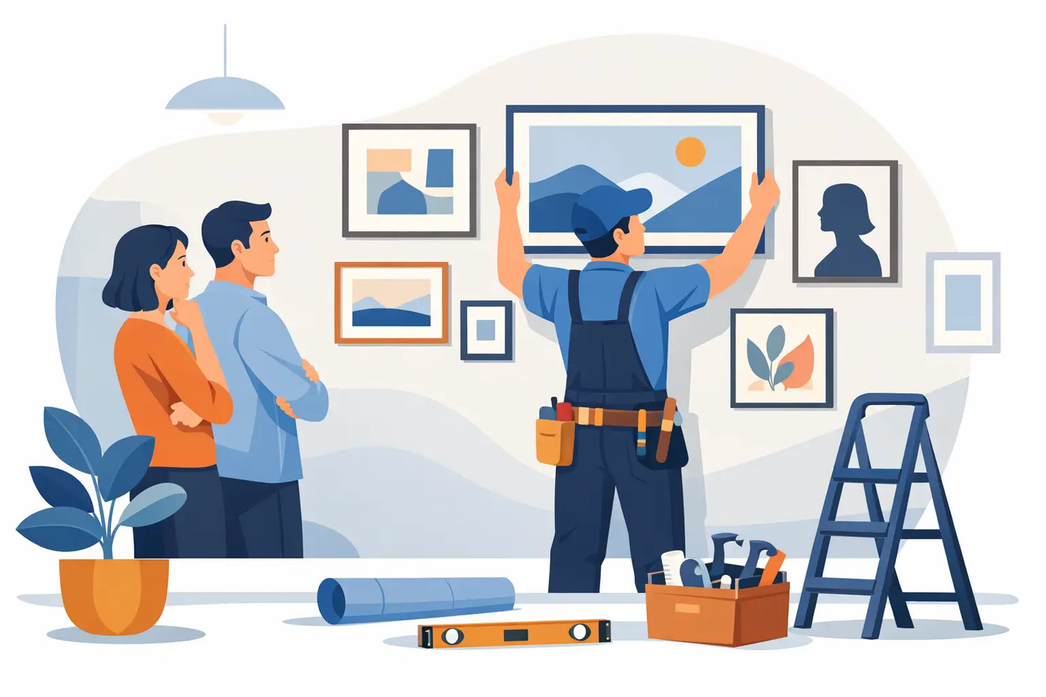 Gallery Wall Installation Service Done Right
