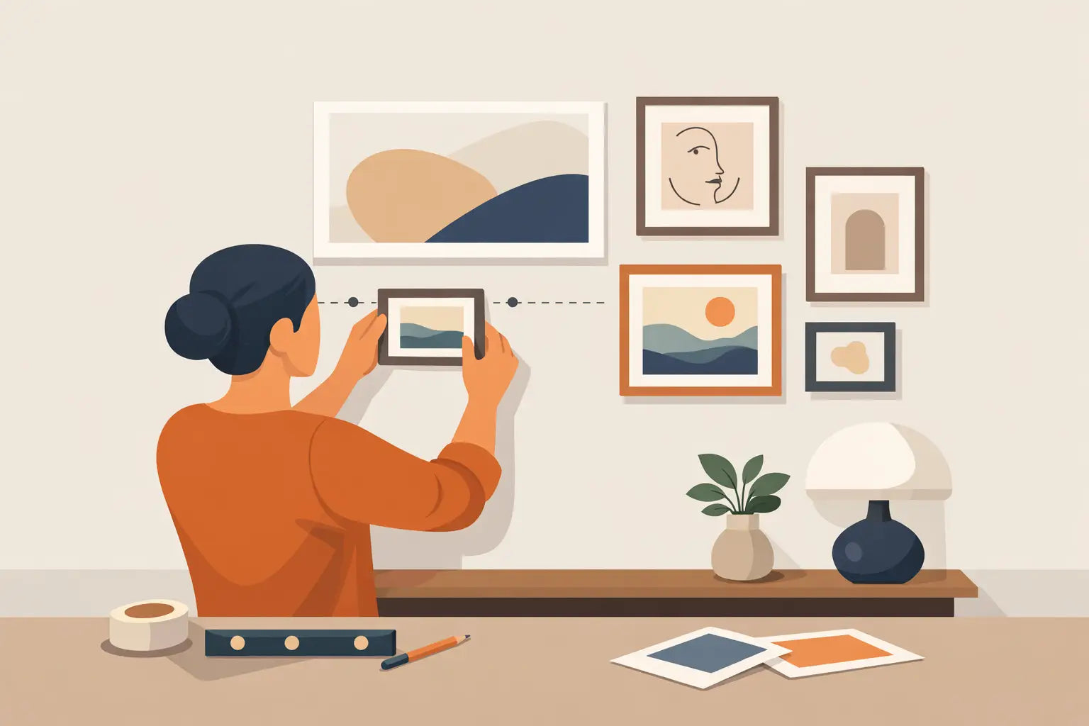 How to Hang a Gallery Wall That Looks Intentional