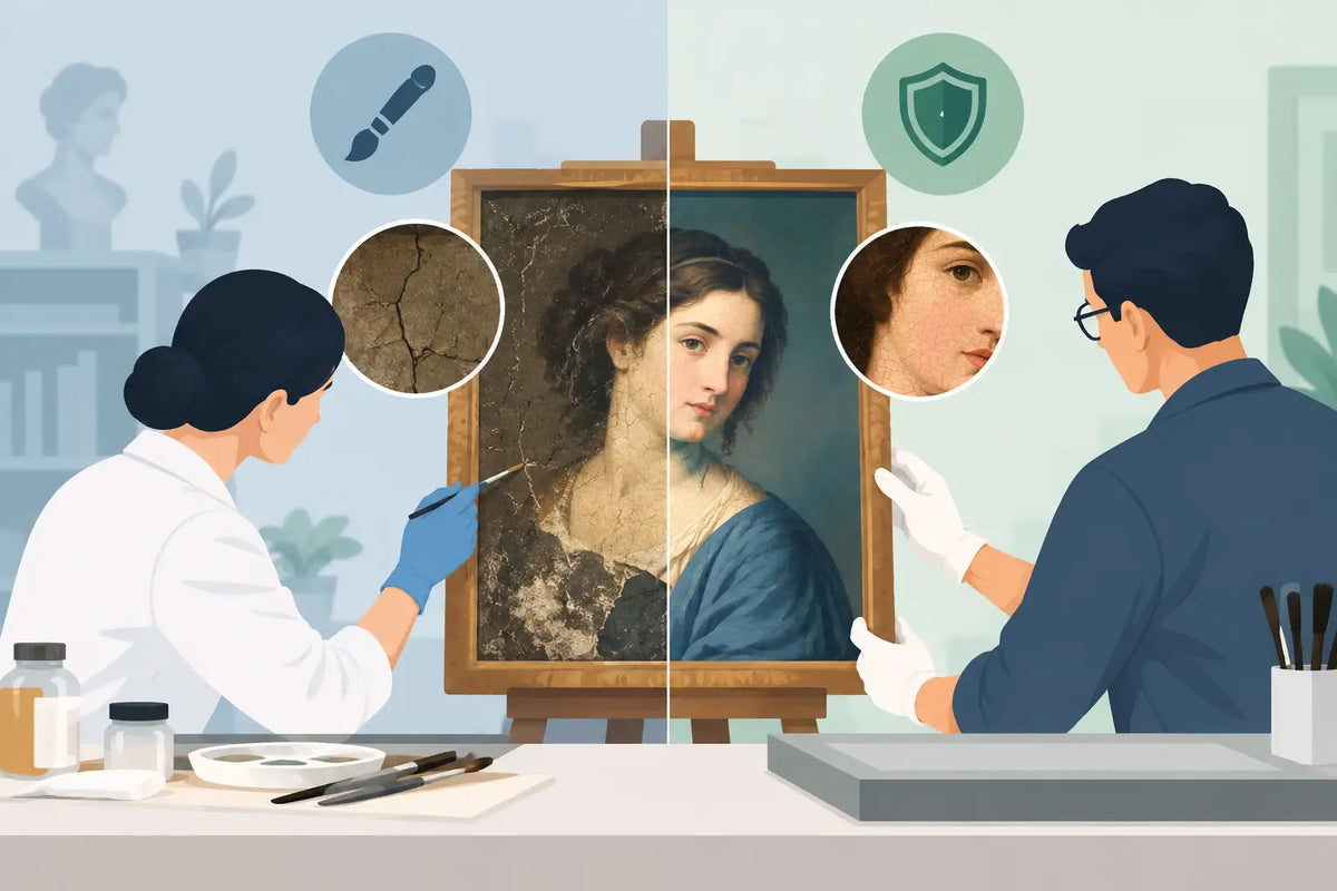 Art Restoration vs Conservation Explained