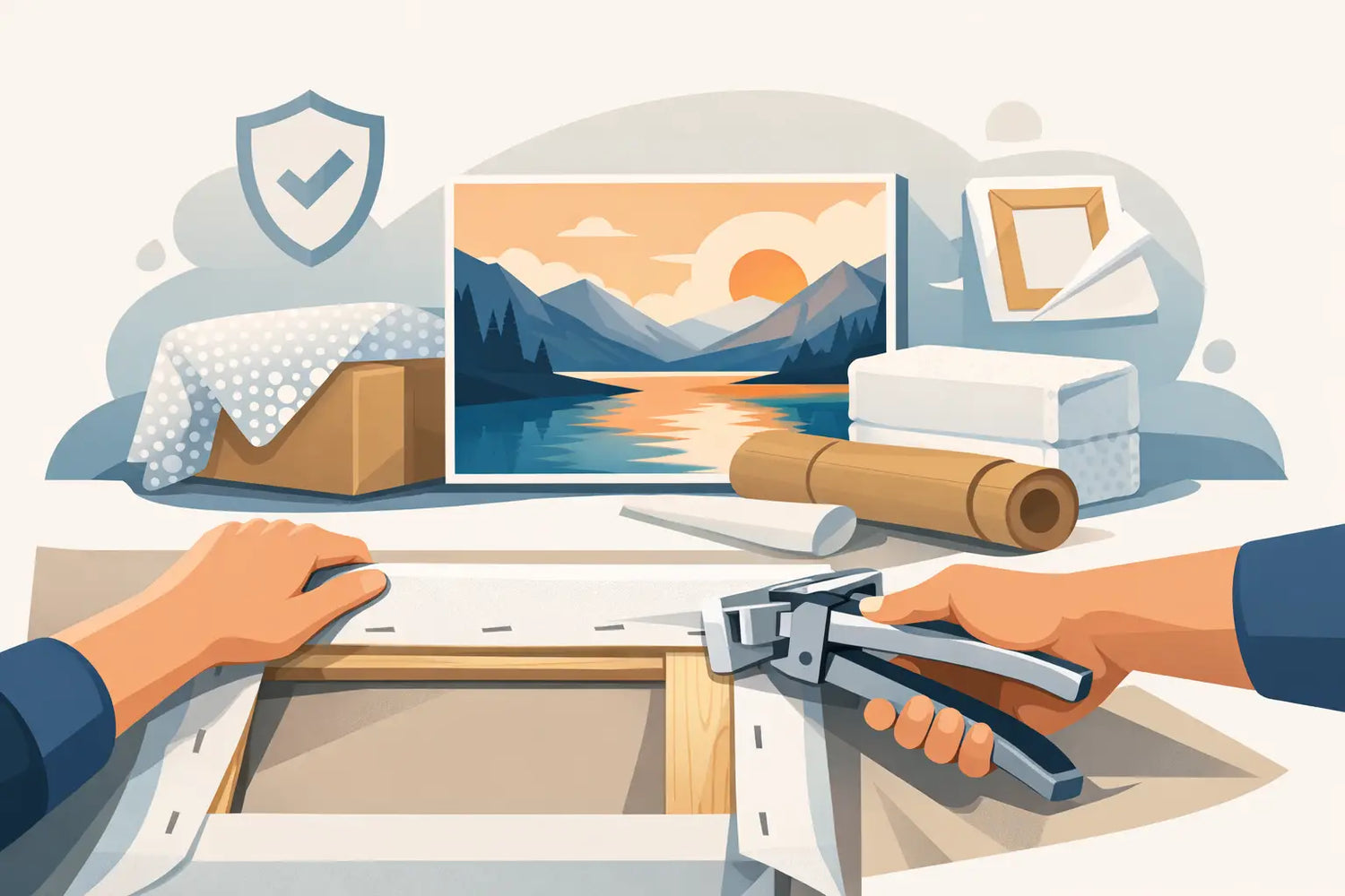 Canvas Stretching Services That Protect Art