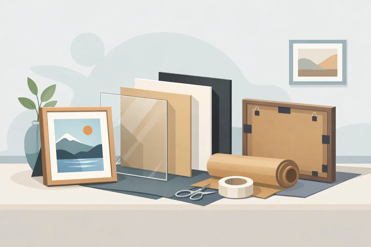 How to Select Archival Backing for Framed Art
