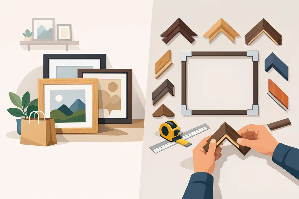 Ready Made Versus Custom Frames: What Fits?