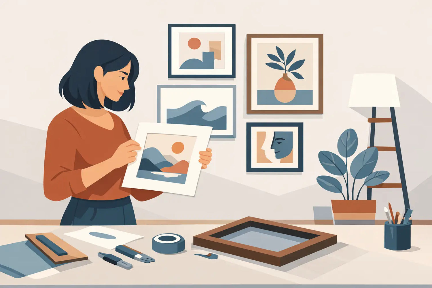 How to Frame Artwork the Right Way