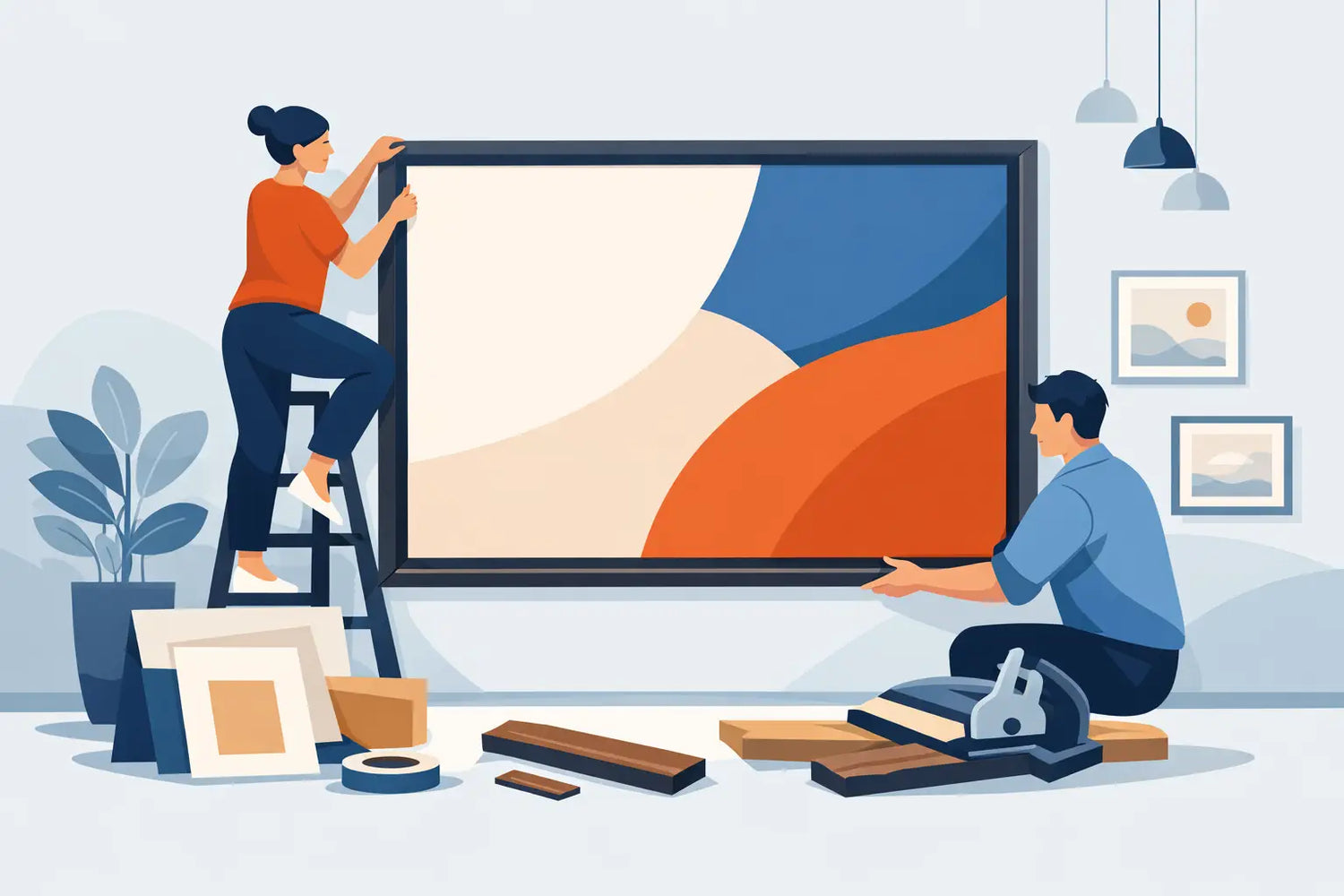 Framing Oversized Artwork Without Compromise