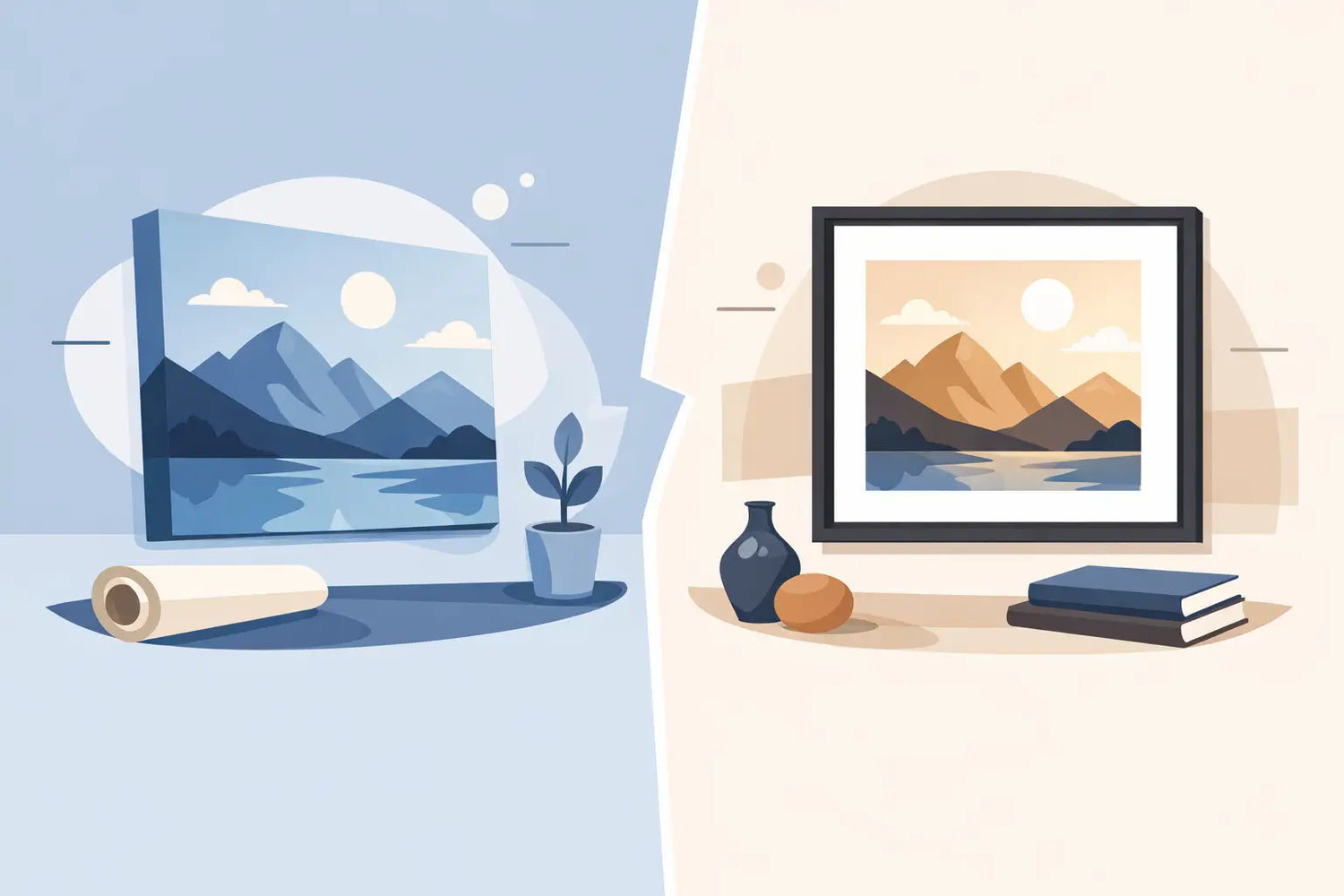 Canvas Print vs Framed Print: Which Fits Best?