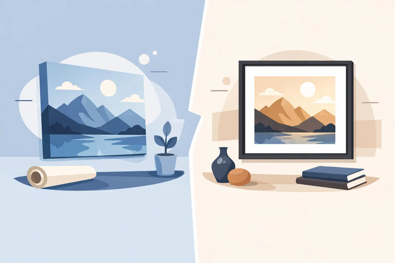 Canvas Print vs Framed Print: Which Fits Best?