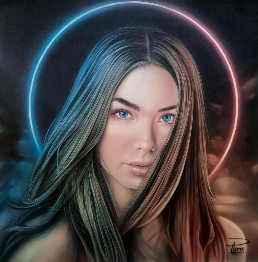 Thomas Flórez by Top Art & Frame TAF airbrush
